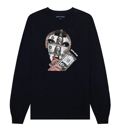 Fucking Awesome Money Face Long Sleeve T-Shirt Black 3 Fucking Awesome Money Face Long Sleeve T-Shirt Black
