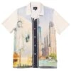 HUF Prestige Short Sleeve Resort Shirt - White 2 HUF Prestige Short Sleeve Resort Shirt - White -Menswear Vibe Shop HUF Prestige Short Sleeve Resort Shirt White