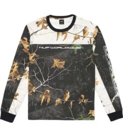 HUF Endo Jersey Long Sleeve T-Shirt - Realtree Black