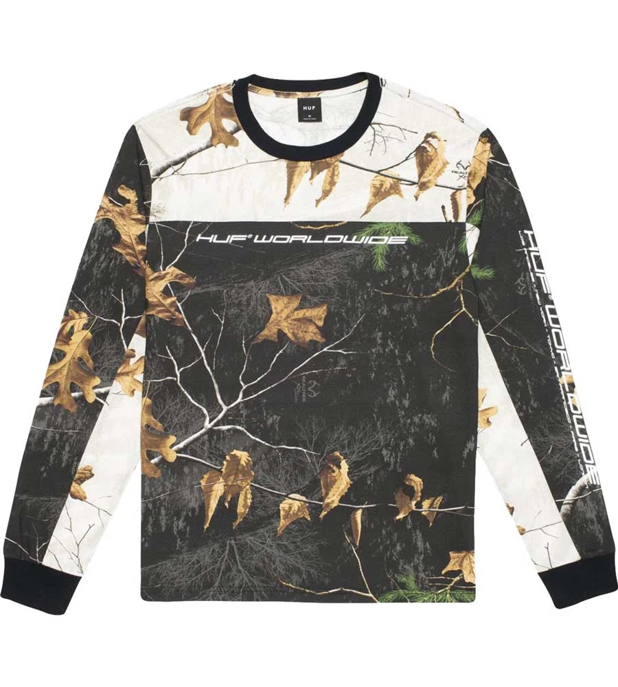 HUF Endo Jersey Long Sleeve T-Shirt - Realtree Black 3 HUF Endo Jersey Long Sleeve T-Shirt - Realtree Black