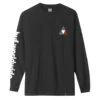 HUF Prism Triple Triangle Long Sleeve T-Shirt - Black -Menswear Vibe Shop HUF Prism Triple Triangle Long Sleeve T Shirt Black