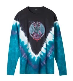 HUF The Magic Dragon Long Sleeve T-Shirt - Beryl Green
