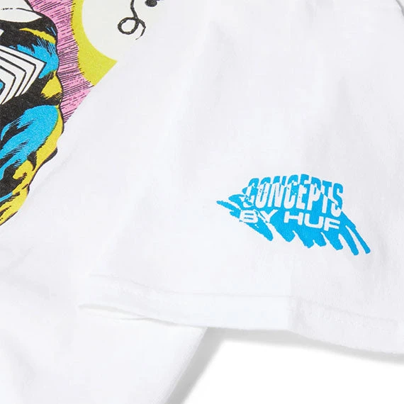 Huf Web Of T-Shirt - White 4 Huf Web Of T-Shirt - White - Image 2