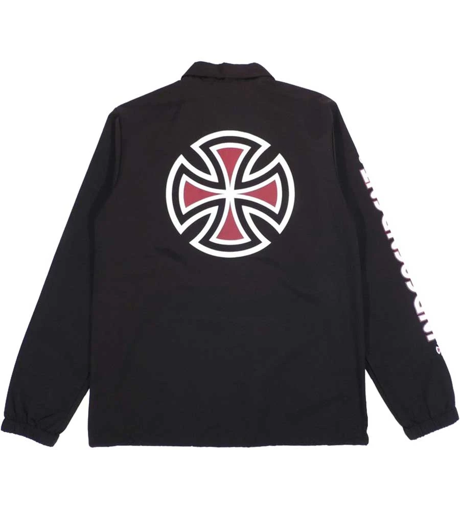 Independent Bar/Cross Coach Jacket - Black 4 Independent Bar/Cross Coach Jacket - Black - Image 2