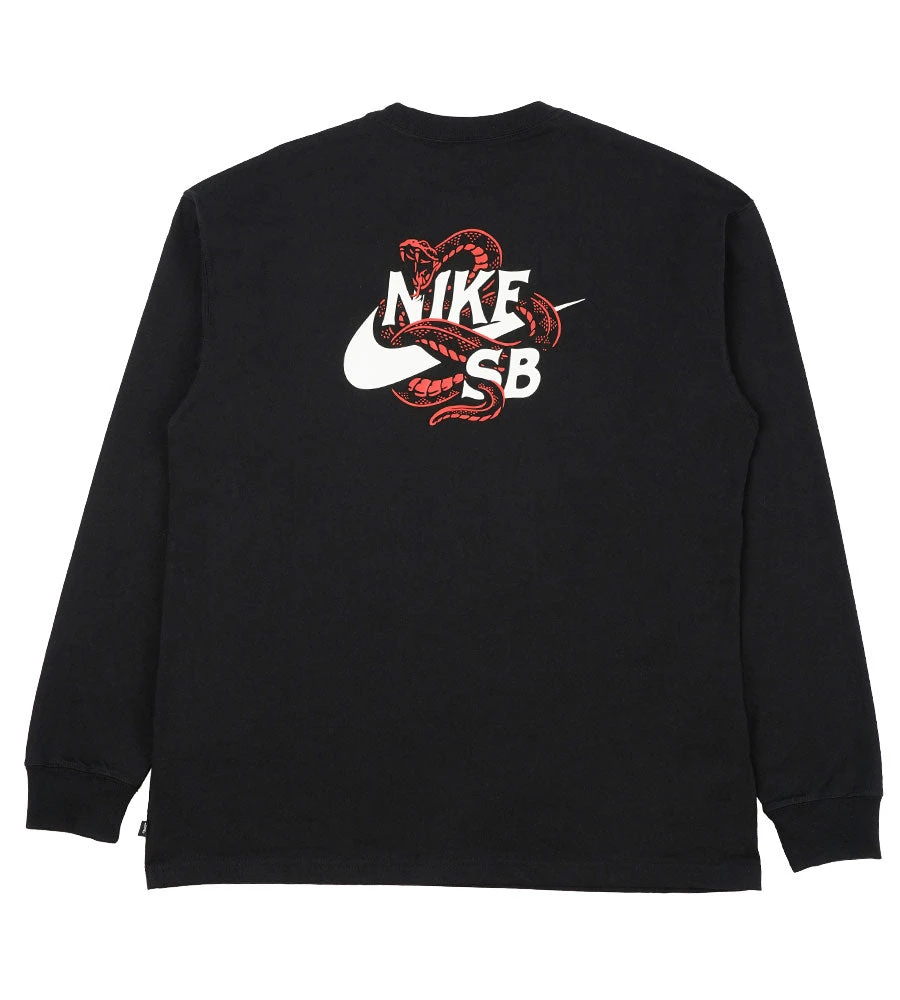 Nike SB Snaked Long Sleeve T-Shirt - Black 4 Nike SB Snaked Long Sleeve T-Shirt - Black - Image 2