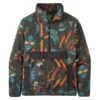 Patagonia Synch Anorak Forest Floor Ink Black - 2023 1 Patagonia Synch Anorak Forest Floor Ink Black - 2023 -Menswear Vibe Shop Patagonia Synch Anorak Forest Floor Ink Black 2023