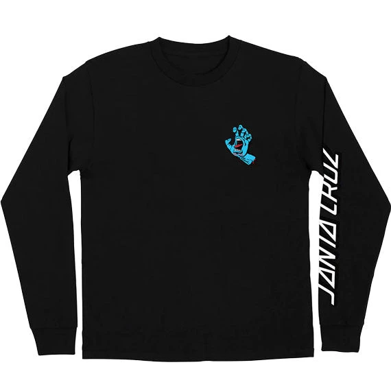 Santa Cruz Screaming Hand Long Sleeve T-Shirt - Black 4 Santa Cruz Screaming Hand Long Sleeve T-Shirt - Black - Image 2