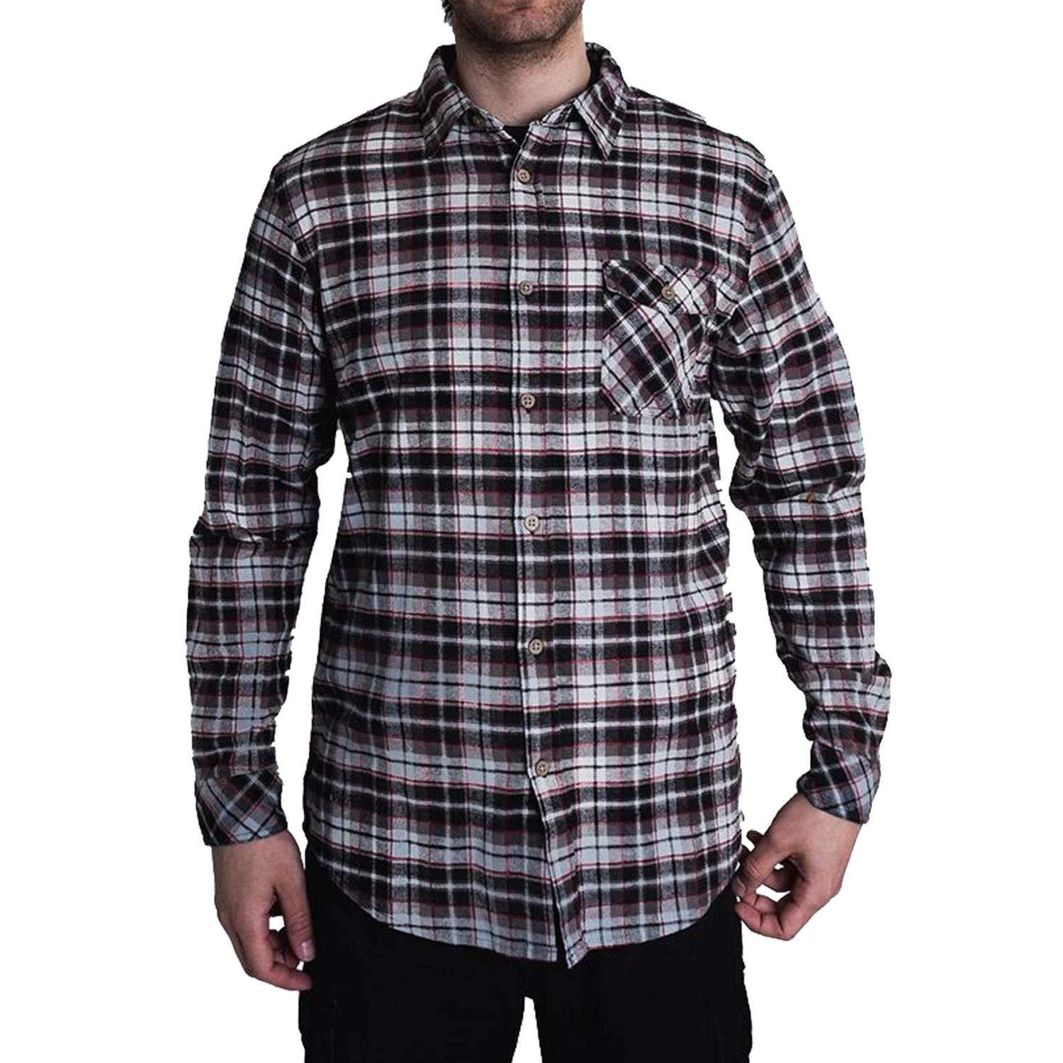 Source Backdon Flannel Black 3 Source Backdon Flannel Black