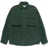 Taikan Corduroy Shirt Jacket Forest Green 1 Taikan Corduroy Shirt Jacket Forest Green -Menswear Vibe Shop Taikan Corduroy Shirt Jacket Forest Green