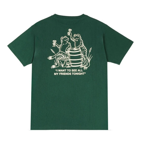 Taikan Friends T-Shirt Forest Green 4 Taikan Friends T-Shirt Forest Green - Image 2