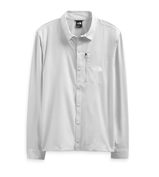 The North Face Men's First Trail UPF Button Shirt Meld Grey 3 The North Face Men's First Trail UPF Button Shirt Meld Grey