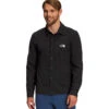 The North Face Men's First Trail UPF Button Shirt TNF Black -Menswear Vibe Shop The North Face Men s First Trail UPF Button Shirt TNF Black