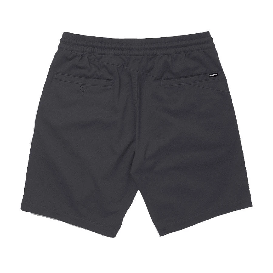 Volcom Frickin Elastic Waist 19" Short - Charcoal 4 Volcom Frickin Elastic Waist 19" Short - Charcoal - Image 2