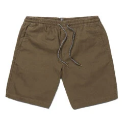 Volcom Frickin Mix Elastic Waist 19" Short - Tarmac Brown