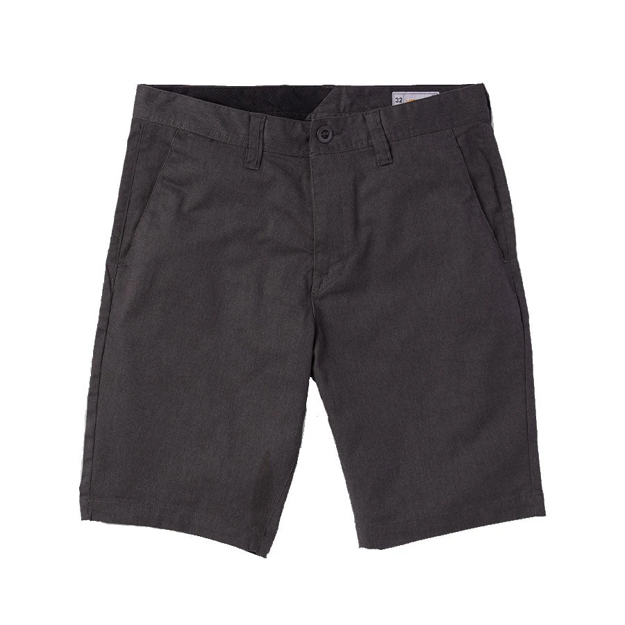 Volcom Frickin Modern Stretch Short - Charcoal Heather 3 Volcom Frickin Modern Stretch Short - Charcoal Heather