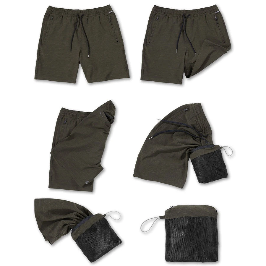 Volcom Wrecpack Hybrid 19 Inch Short - Black 5 Volcom Wrecpack Hybrid 19 Inch Short - Black - Image 3